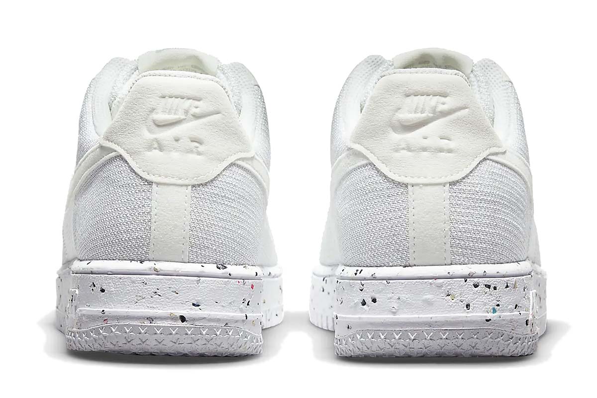 NIKE AIR FORCE 1 LOW CRATER FLYKNIT WHITE / WHITE-SAIL-WOLF GREY DC4831-100 ナイキ エアフォース1 ロー クレーター フライニット ホワイト