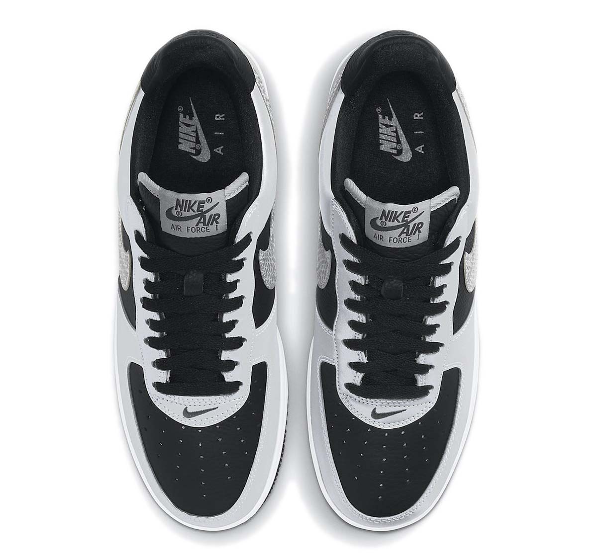 NIKE AIR FORCE 1 SILVER SNAKE BLACK / SILVER-WHITE DJ6033-001 ナイキ エアフォース1 黒蛇 ブラック/シルバー/スネーク