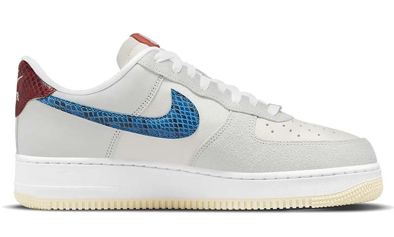 UNDEFEATED × NIKE AIR FORCE 1 LOW DUNK vs AF1  GREY FOG / IMPERIAL BLUE DM8461-001 アンディフィーテッド × ナイキ エアフォース1 ロー 「ダンク vs AF1」 グレー/ブルー/レッド