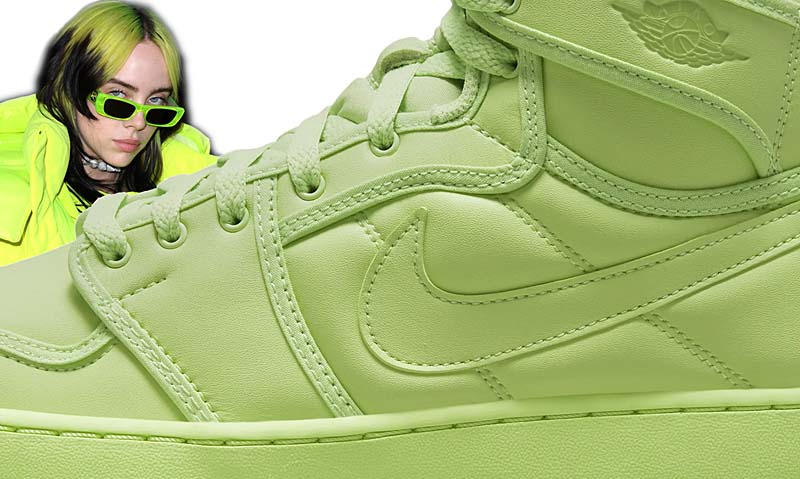 Billie Eilish x NIKE AIR JORDAN 1 AJKO GHOST GREEN / GHOST GREEN DN2857-330 ビリー・アイリッシュ ✕ ナイキ エアジョーダン1 AJKO 蛍光イエロー