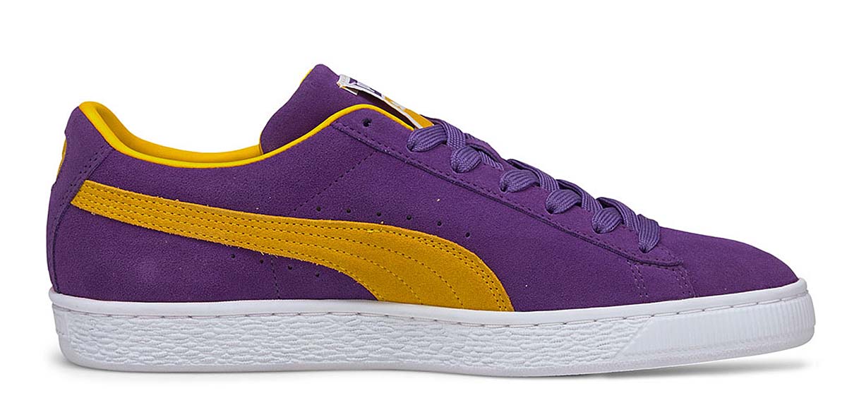 PUMA SUEDE TEAMS PRISM VIOLET-SPECTRA YELLOW プーマ スウェード チームス パープル/イエロー 380168-03