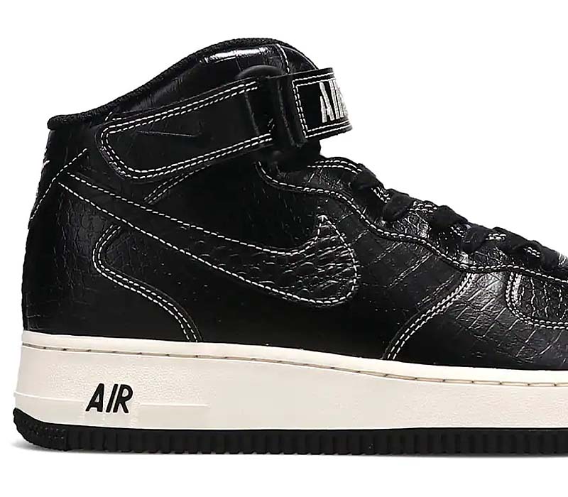 物欲スニーカー | NIKE AIR FORCE 1 MID 07 LX [BLACK / BLACK-PALE 