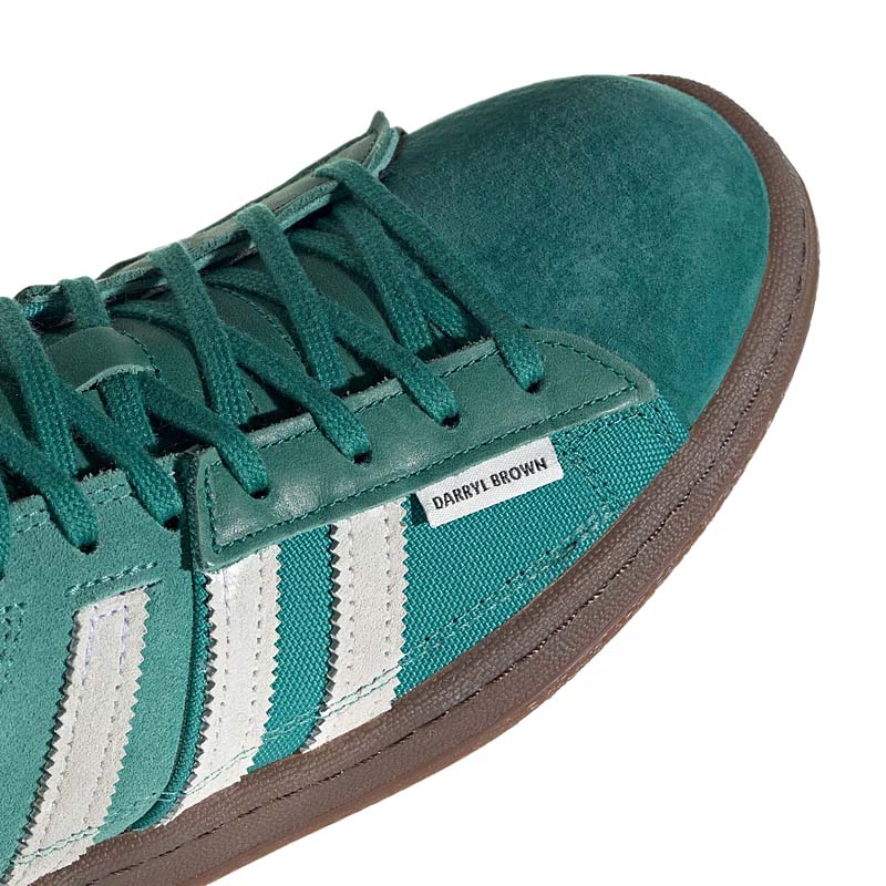 adidas x DARRYL BROWN CAMPUS 80 ACTIVE GREEN / OFF WHITE / GUM GX1656 アディダス × ダリル・ブラウン キャンパス 80 アクティブグリーン/オフホワイト/ガム