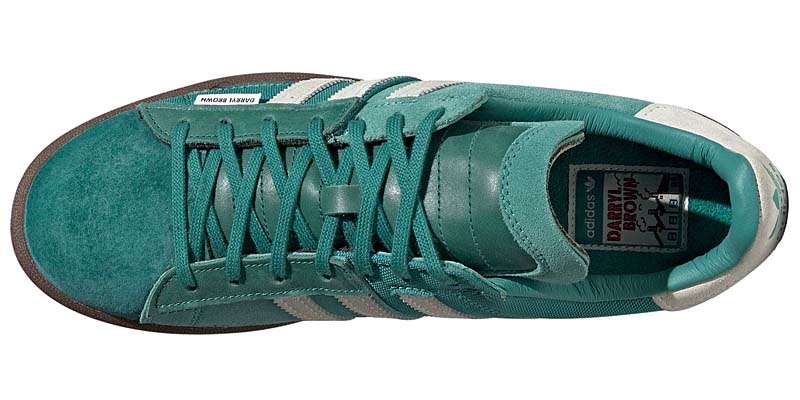 adidas x DARRYL BROWN CAMPUS 80 ACTIVE GREEN / OFF WHITE / GUM GX1656 アディダス × ダリル・ブラウン キャンパス 80 アクティブグリーン/オフホワイト/ガム