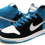 NIKE DUNK HIGH PRO SB CONSOLITED [BLACK/WHITE-BLUE REEF] (305050-014)
