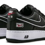NIKE AIR FORCE 1 LOW NYC [BLACK / WHITE-UNIVERSITY RED] (845053-002)