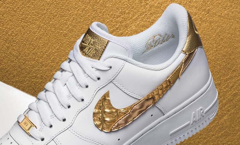 air force 1 low cr7 golden patchwork