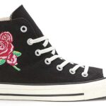 CONVERSE ALL STAR ROSE-EMBROIDERY HI [BLACK/RED] (32992381)